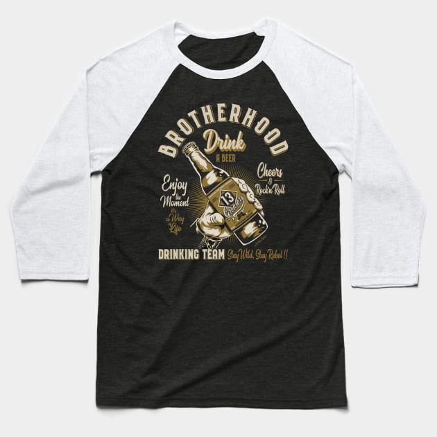 Brotherhood Baseball T-Shirt by nanobarbero